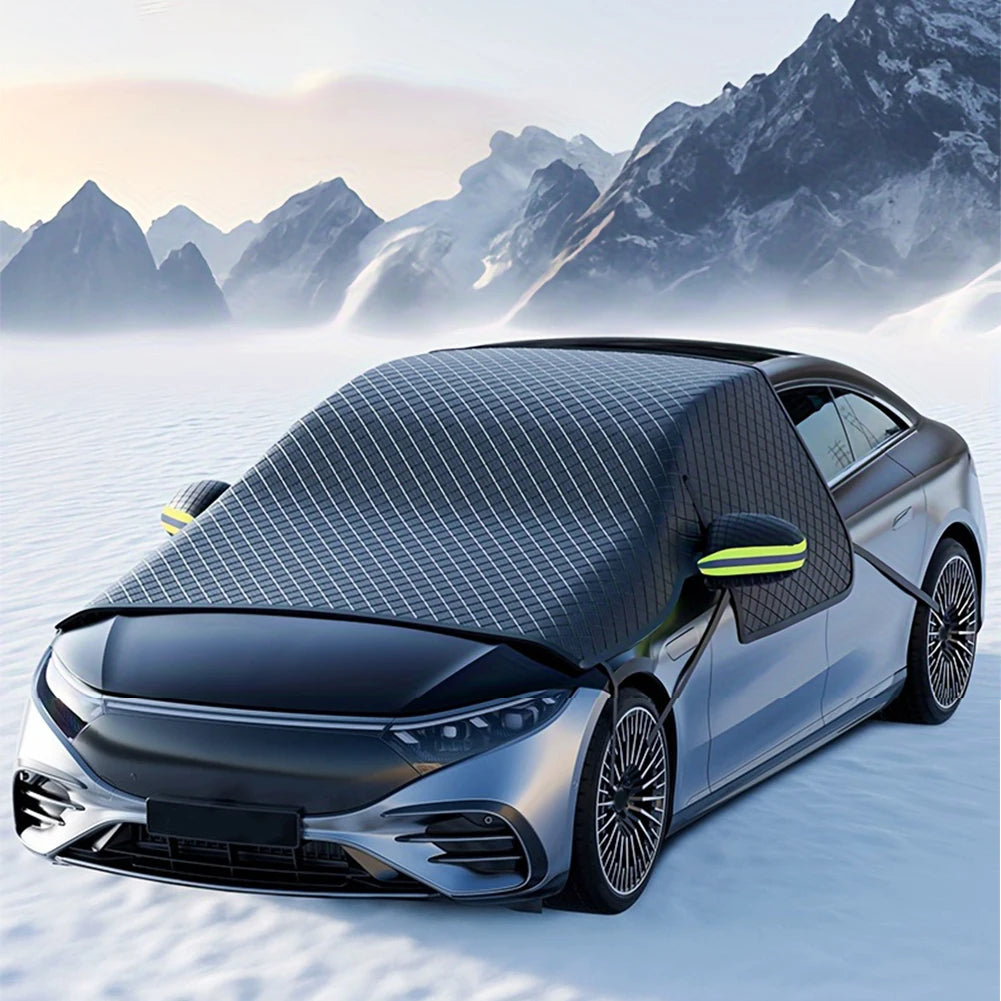 Magnetic Car Snow Shield Waterproof Windshield Cover Oxford Cloth Anti Freeze Sunshade for All Weather Protection
