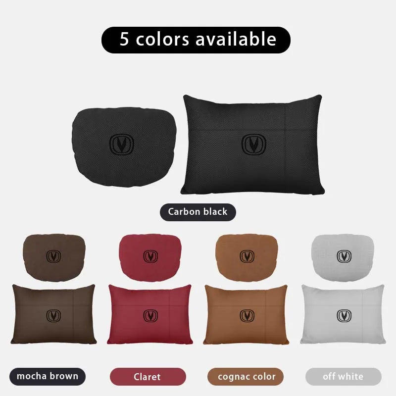 Car Neck Pillow Seat Headrest Lumbar Spine Protectio For Changan CS35 CS55 CS15 CS75 PLUS Eado UNI-T X5 EV Accessories 2024 Logo