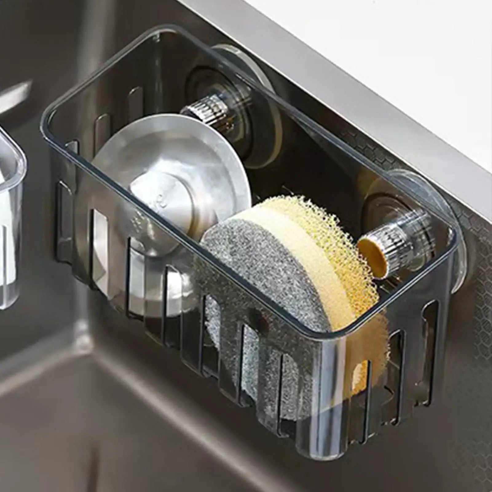 Kitchen Sink Drain Rack Portable Dish Washing Cloth Pot Brush Storage Shelf Soap Sponge Holder Bathroom Organizer Basket