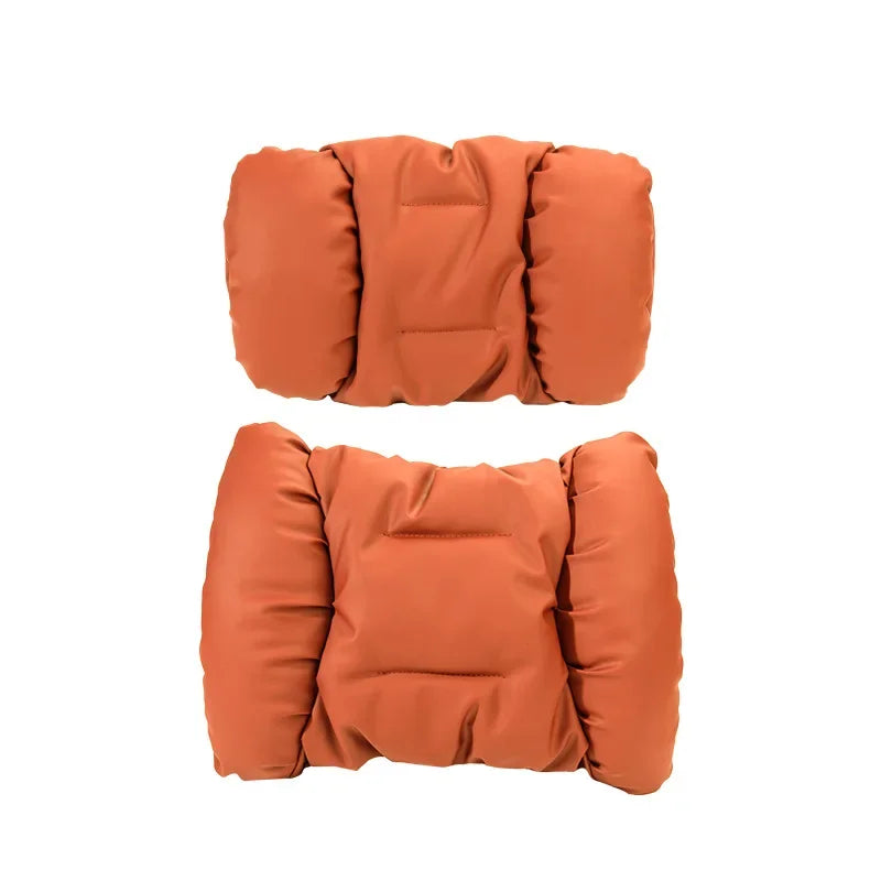 Advanced Sensory Bubble Cotton Car Headrest Anti-Stain Leather Neck Pillow And Waist Cushion Set for Mazda MX5 CX3 CX8 MX-5 CX30