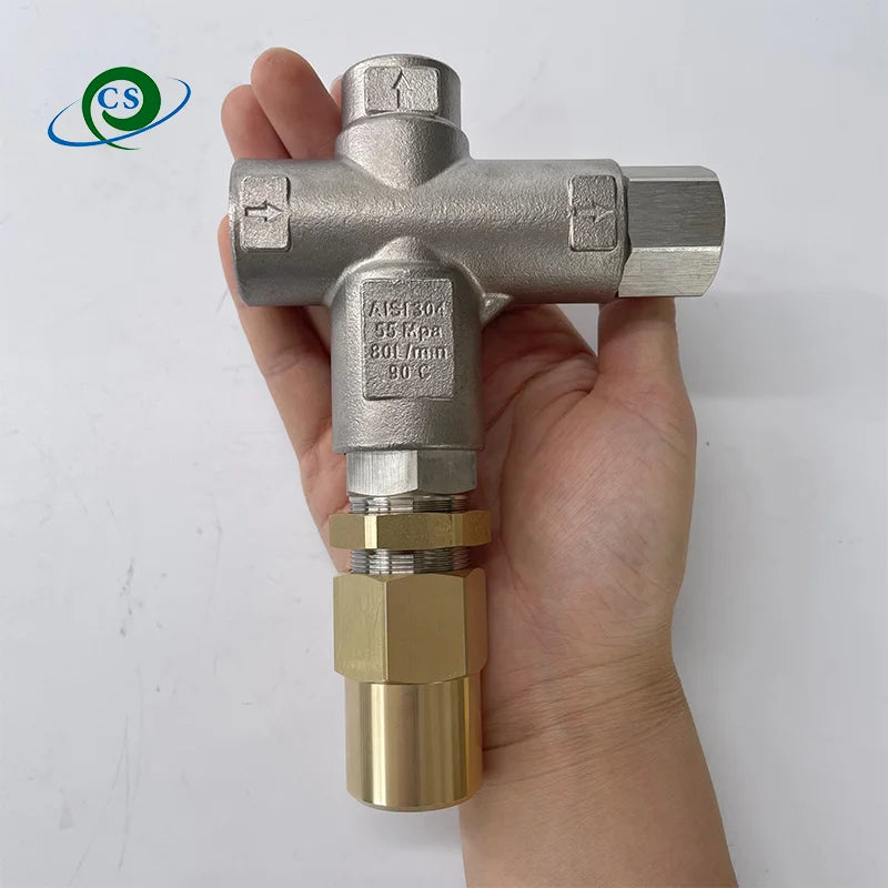 500-600bar 80L/min Pressure Washer Adjustable high pressure washer parts regulator bypass pressure washer unloader valve VHP60