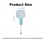 USB Mosquito Swatter Trap Electric Shock Mini Fly Bug Zapper UV Light Portable Insect Racket for Bedroom Pest Control