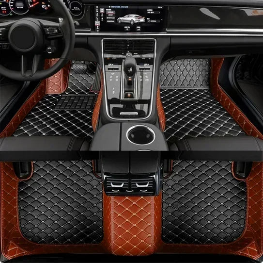 Customized Splicing Color Car Floor Mat for Peugeot 206 2004-2008 207 CC 301 2012-2019 607 2004-2006 Interior Car Accessories