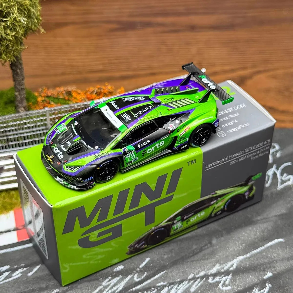 In Stock Minigt 1108# 1:64 M4 Gt3 No. 91 Limited Edition Realistic Alloy Miniaturized Die-Cast Car Model Custom Children'S Gifts