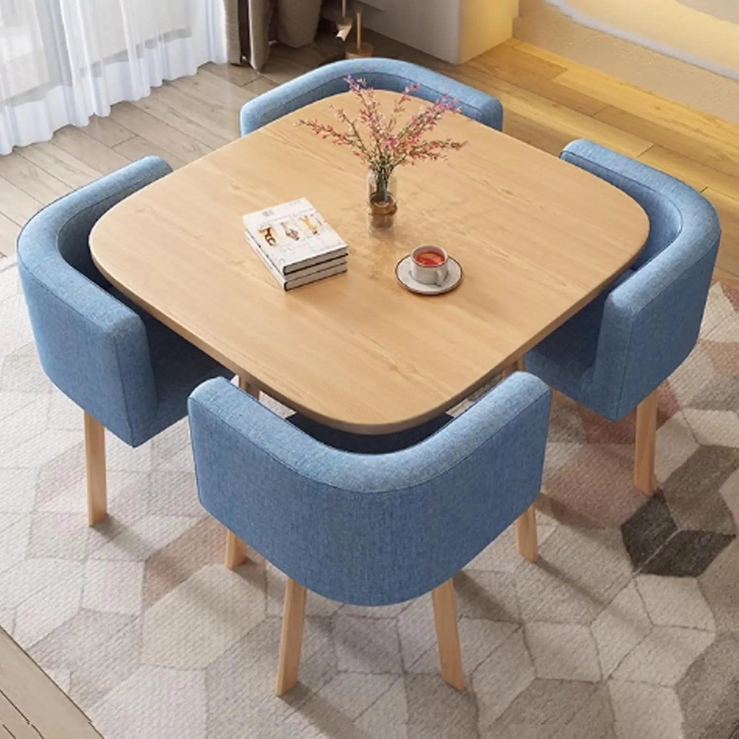 Modern Round/Square Dining Table Set