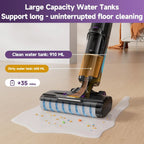 Redkey W15 Wireless Wet and Dry Vacuum Cleaner 3 in 1 Cordless Vacuum Mop with Self-Washing Edge Cleaning 35min Runtime