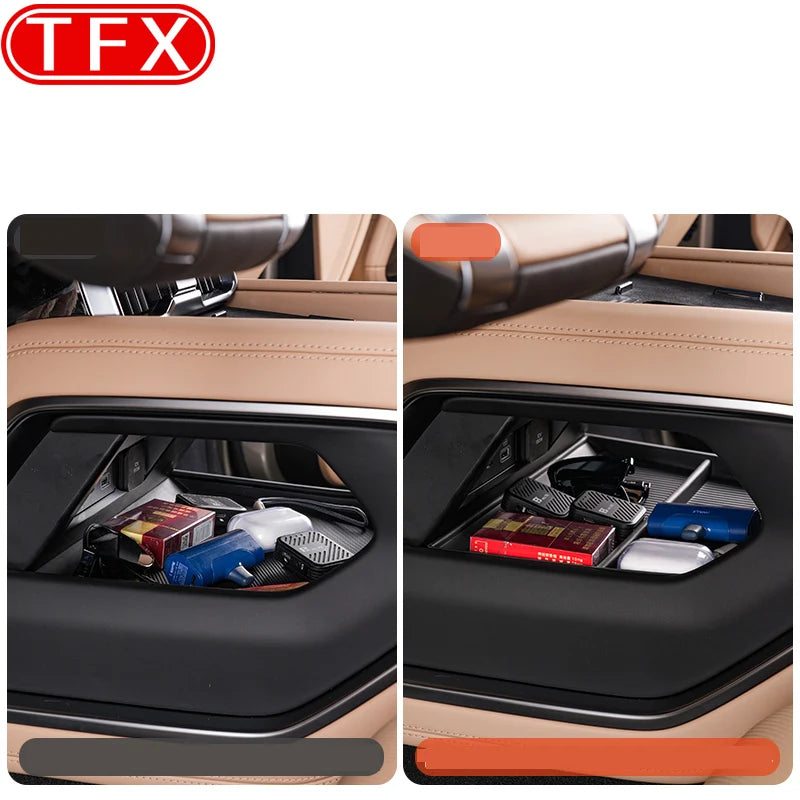For BYD Leopard 8 2024 2025 Car Styling Under Central Control TPE Storage Box Pad  Anti Slip Pad Storage Box Accessories