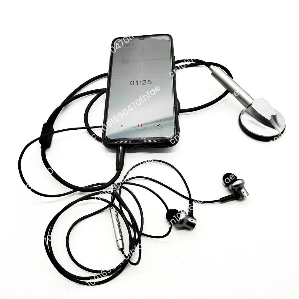 Electronic stethoscope, digital, mobile phone can be connected to Micro head