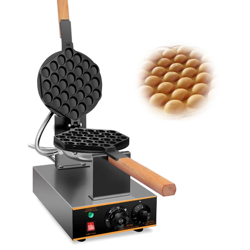 Commercial Electric egg bubble waffle maker machine hong kong eggettes waffle iron cake oven bubble waffle machine