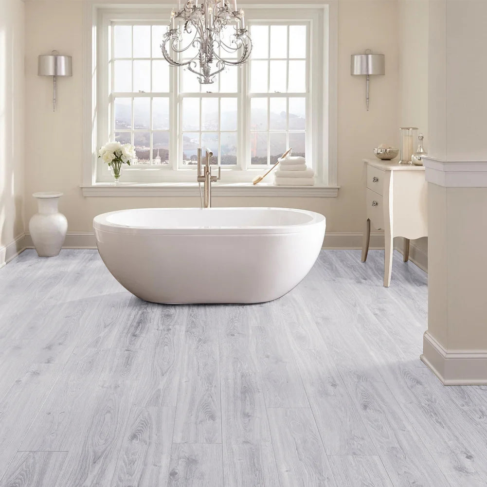 21Pcs Rustic Style Wood Plank PVC Flooring