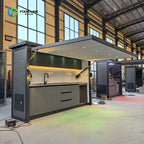 3.6M Outdoor Kitchen Factory in Stock Immediate Sale, Without Built-in Cooking Equipment Perfect for Backyard Party Storage Use