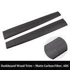 for Tesla Model Y 3 ABS Carbon Fiber Center Console Wrap Cover Kit Dashboard Armrest Door Side Trim Sticker Interior Accessories