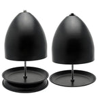 Heating Candle Stove Metal Radiator Tealight Double-Walled Tea Light Candle Heater Home Decoration for Study Office Living Room