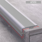 1M Heavy Duty Non-Slip Outdoor Stair Treads, Black Pre-Cut 80 Grit Anti-Skid Rubber Grip Tape for Stairs, Skateboards and Decks