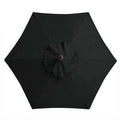 6 Bones Umbrella Replacement Canopy Without Stand 2m Parasol Umbrella Cover Waterproof UV Protection for Outdoor Beach Garden