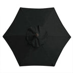 6 Bones Umbrella Replacement Canopy Without Stand 2m Parasol Umbrella Cover Waterproof UV Protection for Outdoor Beach Garden