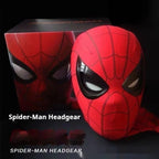 Spiderman Mascara Headgear Cosplay Moving Eyes Electronic Mask Spider Man Remote Control Elastic Toys For Adults Kids Gifts