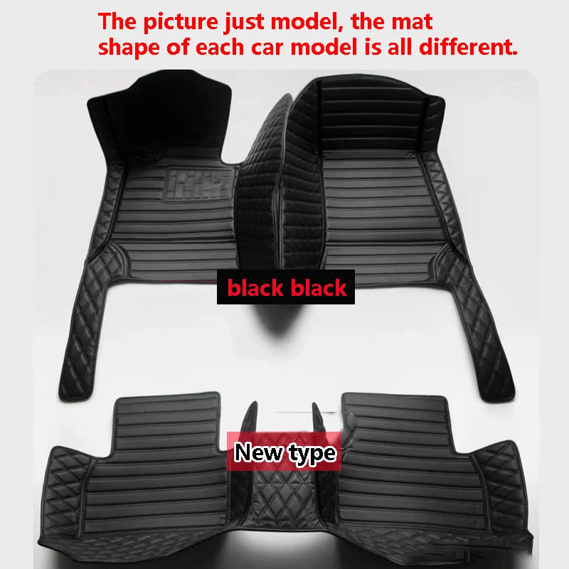 Car Floor Mat For Custom For Haval H6 2023 Automobile Rugs Non-Slip Leather Man Full Set Luxury Woman Foot Pads Auto Accessory