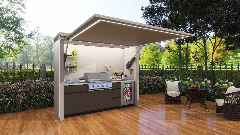 Luxury Stainless Steel Outdoor Kitchen Sink Station With Integrated Storage And Insulated Cooler Customize