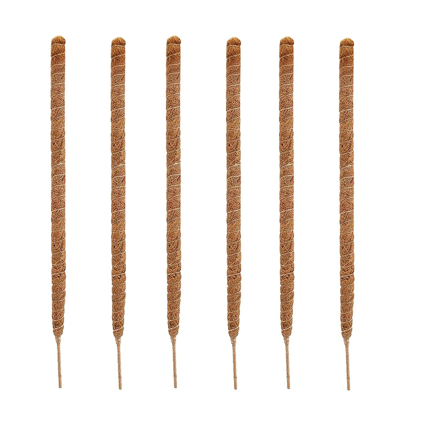 80cm Bendable Coco Coir Moss Pole Plant Cage Climbing Pole Plant Support Extension for Monstera Plant To Grow Upward Garden