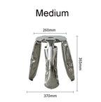 Living Room Modern Footrest Interior Round Luxury Art Stainless Steel Balloon Stool Metal Three-legged Design Low Stool Ottomans