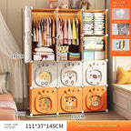 Partitions Bedroom Folding Economic Designer Wardrobe Modern Space Saving Clothes Cabinets Simple Dressers Cube Hotel Furniture
