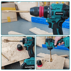 10mm New 2In1 Rechargeable Electric Screwdriver Cordless Drill Lithium Battery Multifunctional Power Tool For Makita 18V Battery