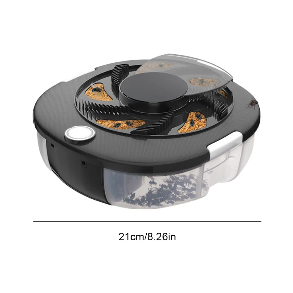 Safety Pest Catcher USB Rechargeable Automatic Pest Catcher Household Home Kitchen Flytrap Quiet Removable Insect Pest Catcher