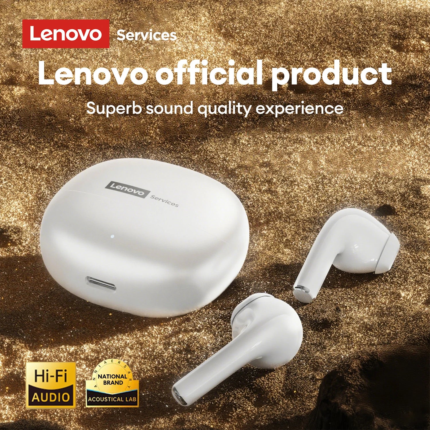 Choice Lenovo LE210 Bluetooth V6.0 Earphones HiFi Sound Wireless Sport Headphones HD Call Noise Reduction Earbuds Long Endurance
