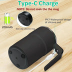 New USB Rechargeable Automatic Magnetic Cup Electric Coffee Milk Self Mixing Mug Home IP67 Waterproof Food Safe 380ML Coffee Mug