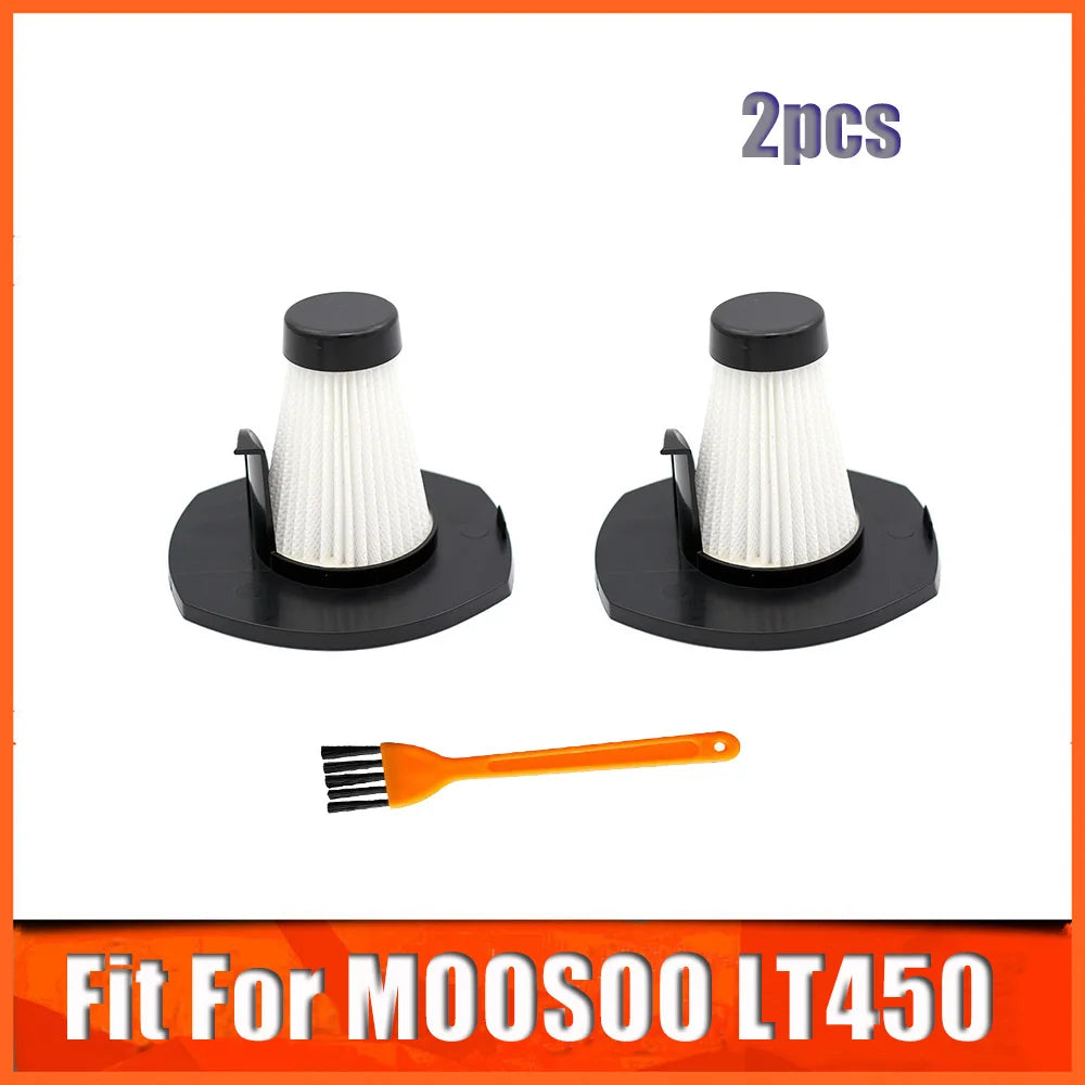 Washable Vacuums HEPA Filter Replacements for MooSoo LT450 Corded Vacuum Cleaner Filter Parts Accessories