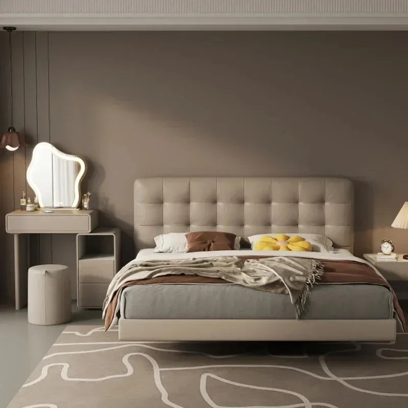 Postmodern Gray Vanity Table Storage Aesthetic Cabinet Drawers Dresser Organizer Salon Beauty Salon Penteadeira Hotel Furniture