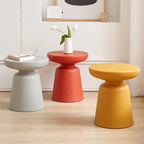 K-star Household Coffee Table Living Room Plastic Circular Macaron Color Small Size Side Table Balcony Modern And Simple 2024
