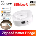 SONOFF ZBbridge-U Matter Zigbee Bridge Ultra Smatr Home Security Ethernet Connection OTA Upgrade Works SNZB-03P/SNZB-06P Devices