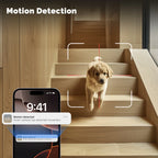 Moes Tuya WiFi Indoor Smart Camera 8MP Dual Screen Lens 2.4G/5G Infrared Night Vision Motion Detection Auto Track Two-Way Audio