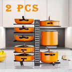 Kitchen Pot & Pan Organizer Rack (2-Pack)