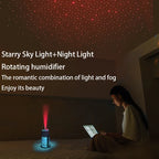 280ML Colorful Atmosphere Light Humidifier - Silent Home & Car Diffuser