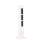 LED Tower Fan Bladeless Cooling Fan 2 Gear Speed Mini Vertical Conditi