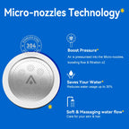 ALTHY Vitamin C Handheld Shower Head Filter,High Pressure SPA Softener Water,Whiten&Moisturizing Dry Itchy Skin,Reduce Hair Loss