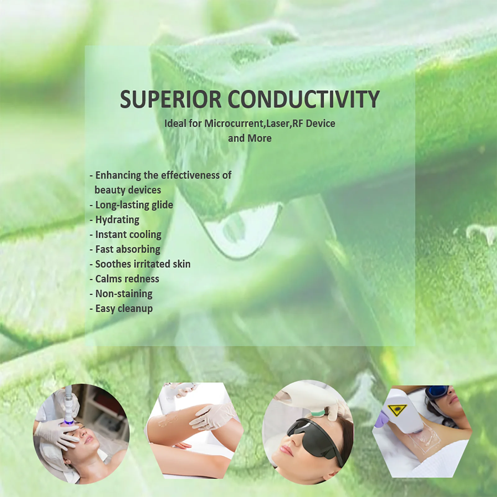 Professional 2.5L Cavitation Gel for Skin Care Therapy