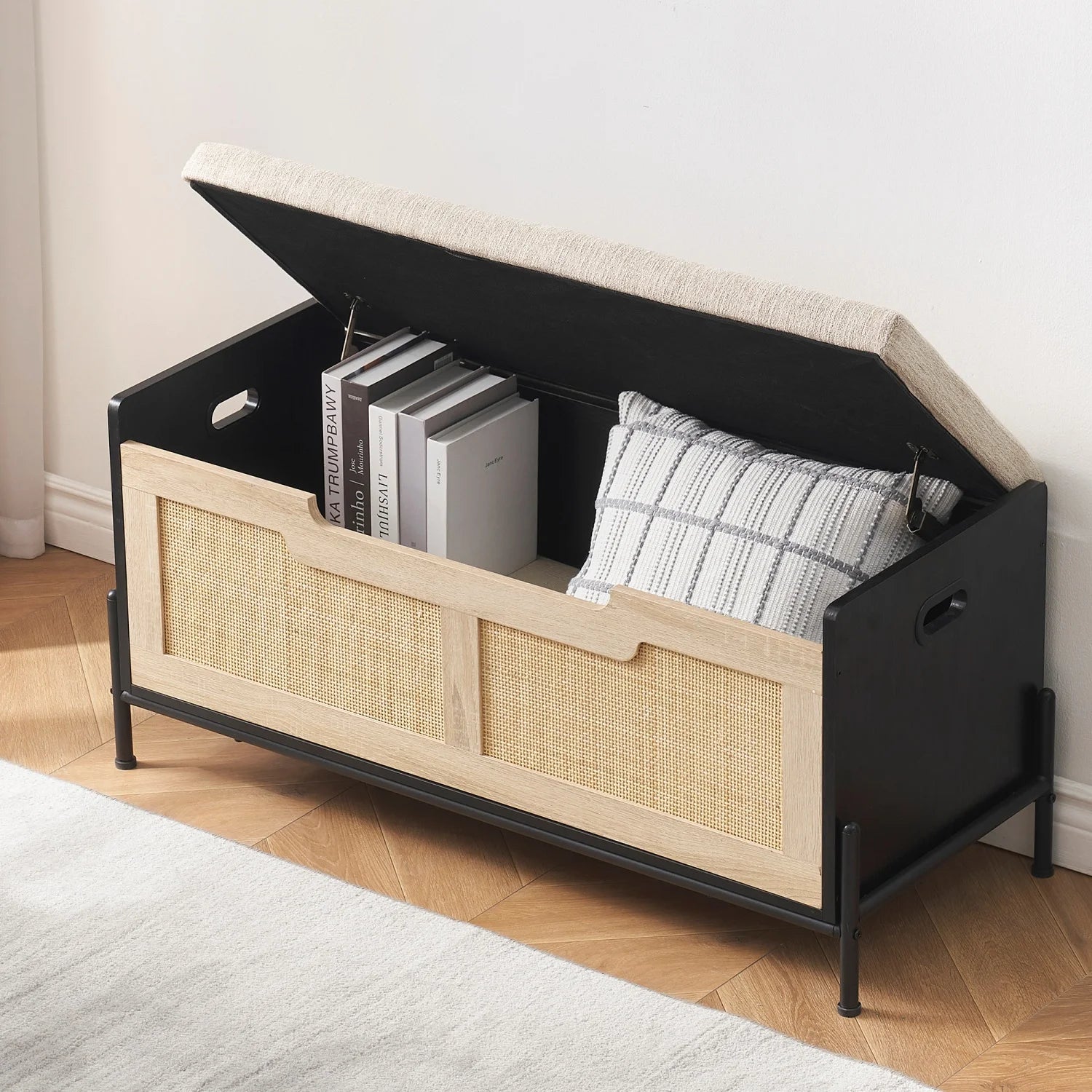 Entryway Bench with Storage Organizer Coffee Table with Storage Chest Trunk Entryway Cabinet Storage Bench for Bedroom