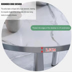 Modern Round Dining Table Set with 4 Chairs