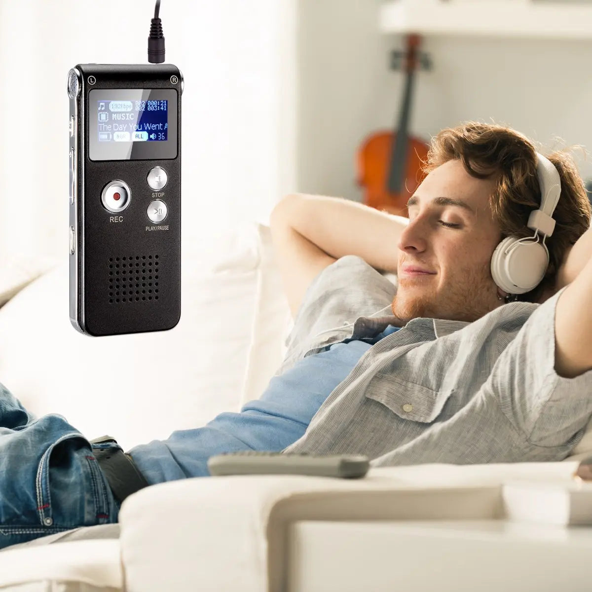 8GB mini digital recording pen, 650HR intelligent playback MP3 player, USB multifunctional audio external recording pen.