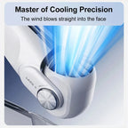 Portable Neck Mounted Fan, USB Charging, Adjustable Bladeless Turbine