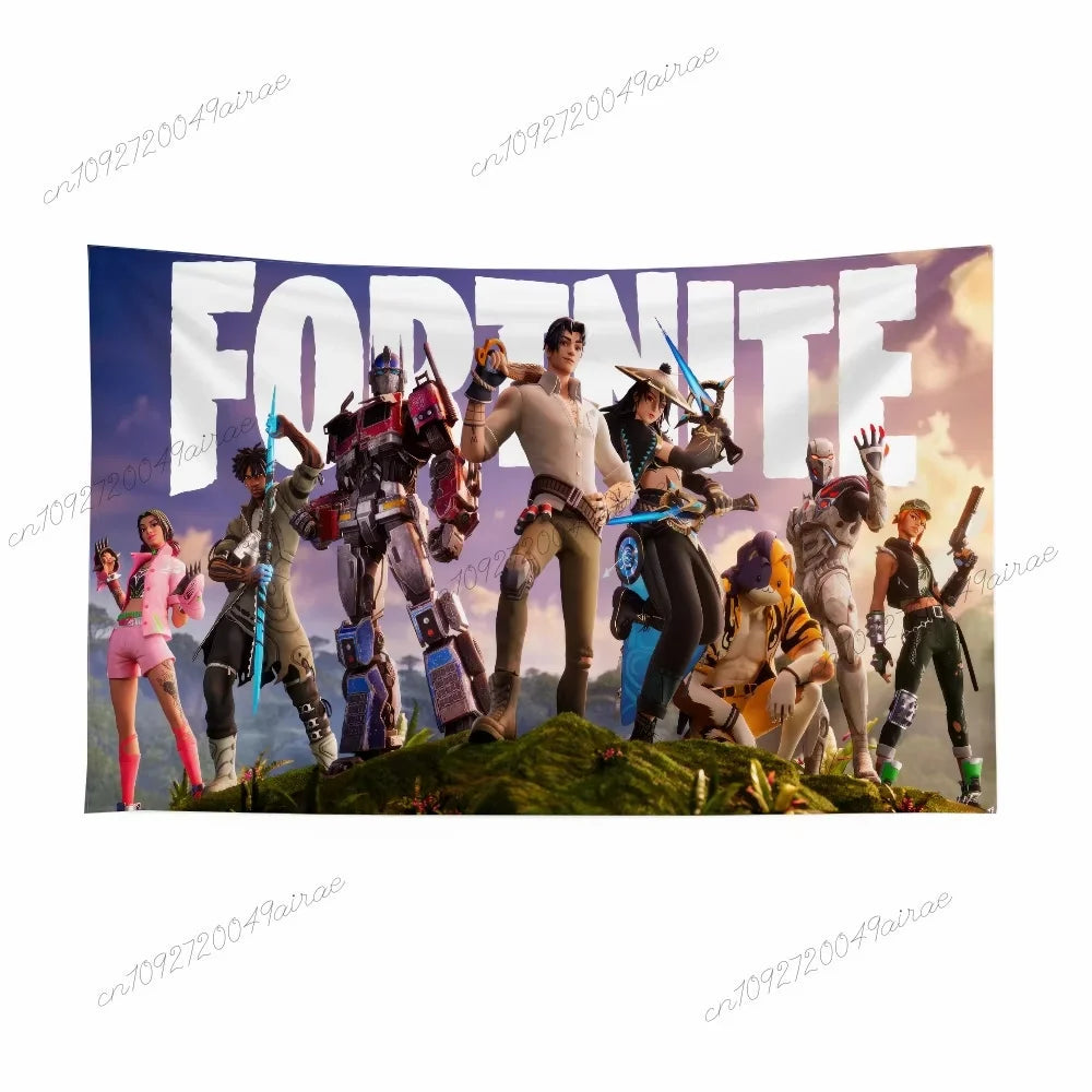 Funny Flag Garage Decorative Flags Banner F-Fortnites Hippie Wall Tapestry Wall Art Decor Background Cloth Aesthetic Room Decor