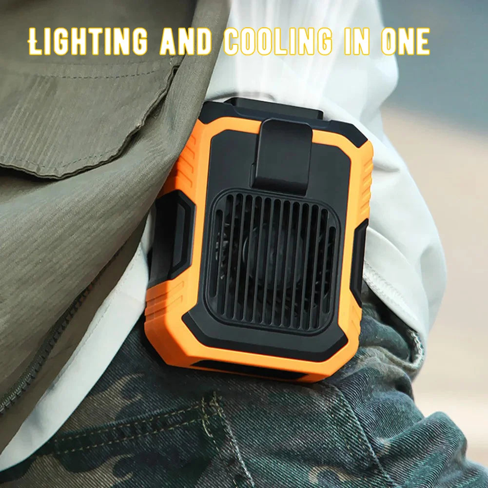 2025 New Hanging Waist Fan Portable Outdoor Clip Waist Cooli2ng Fan Su