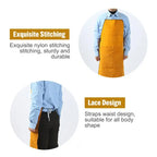 Cowhide Leather Welder Apron Work Safety Workwear Glaziers Blacksmith Apron Electric Welding Safety Clothing