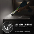 Electric Caulking Gun For Dewalt 20V 18V Battery  6 Gear Adjustable Speed Cordless Caulking Gun Glass LED Electric Silicone Gun