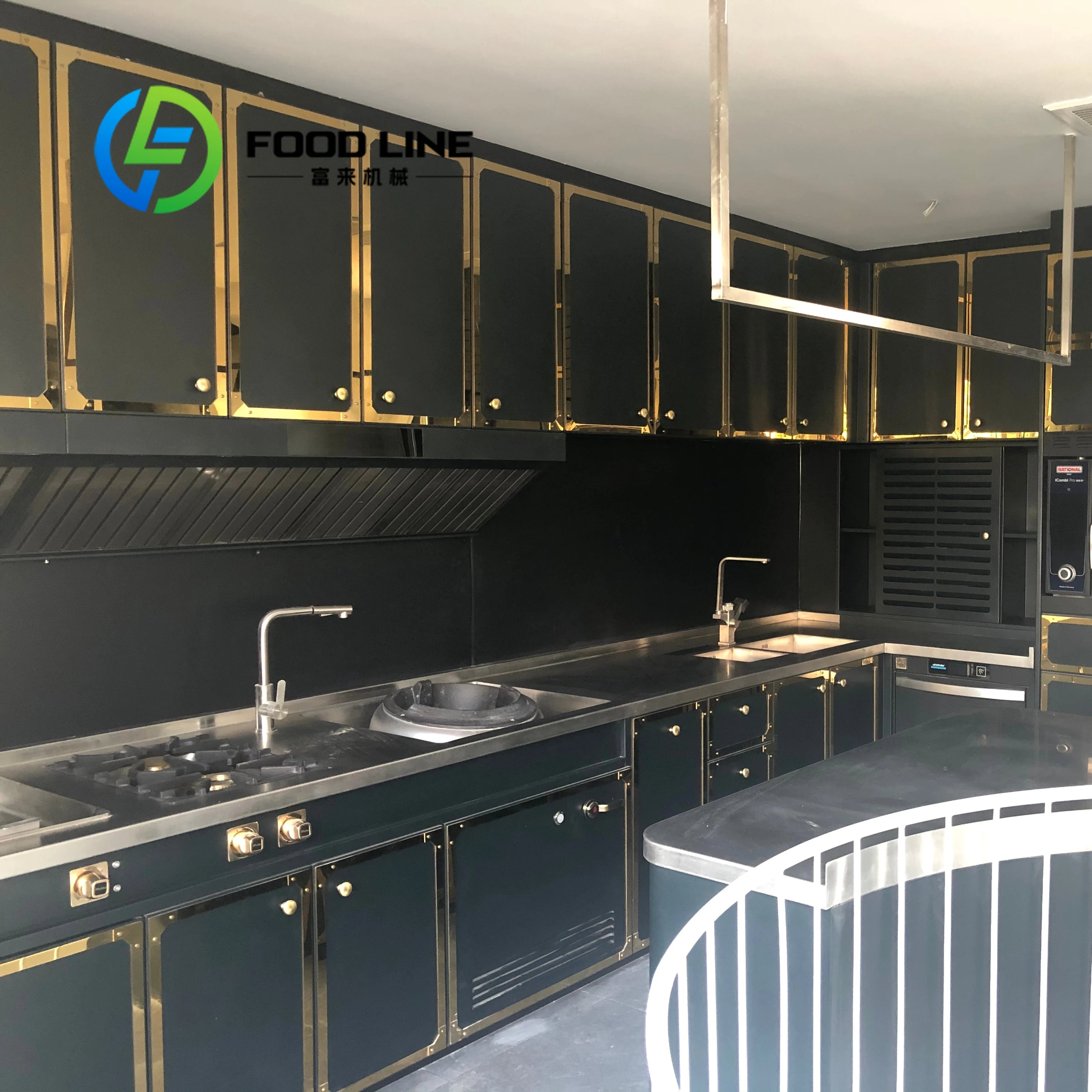 customize Luxury Integrated Kitchen System High End Smart Commercial Equipment for Professional Hotel Restaurant
