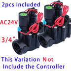 6 Zone WIFI Connect Tuya Smart Home Watering Timer and Garden Irrigation Controller Water solenoid Valve Irrigation Timer System